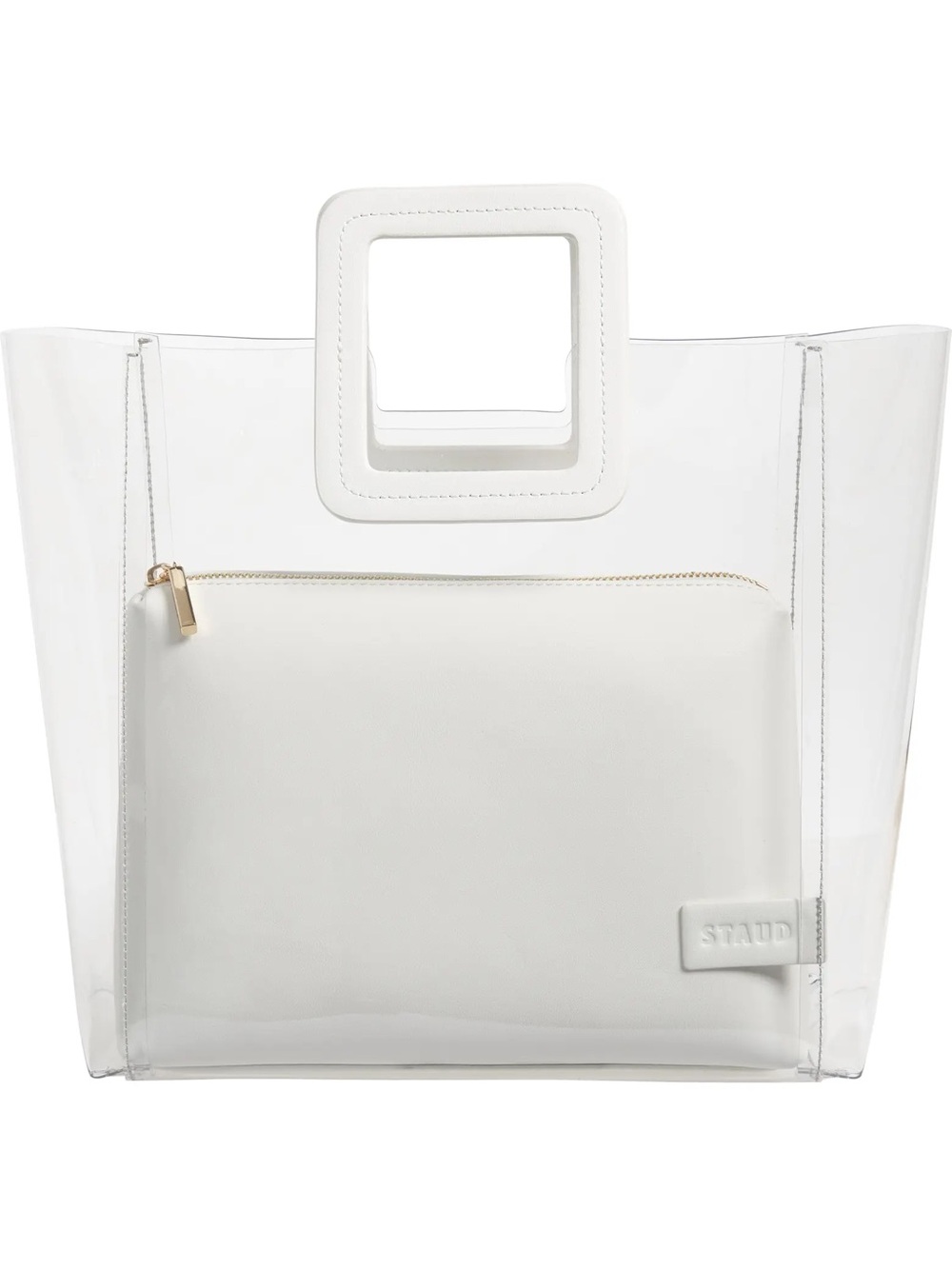 STAUD Shirley Transparent Hangbag